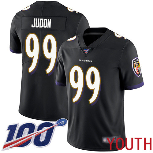 Baltimore Ravens Limited Black Youth Matt Judon Alternate Jersey NFL Football #99 100th Season Vapor Untouchable->women nfl jersey->Women Jersey